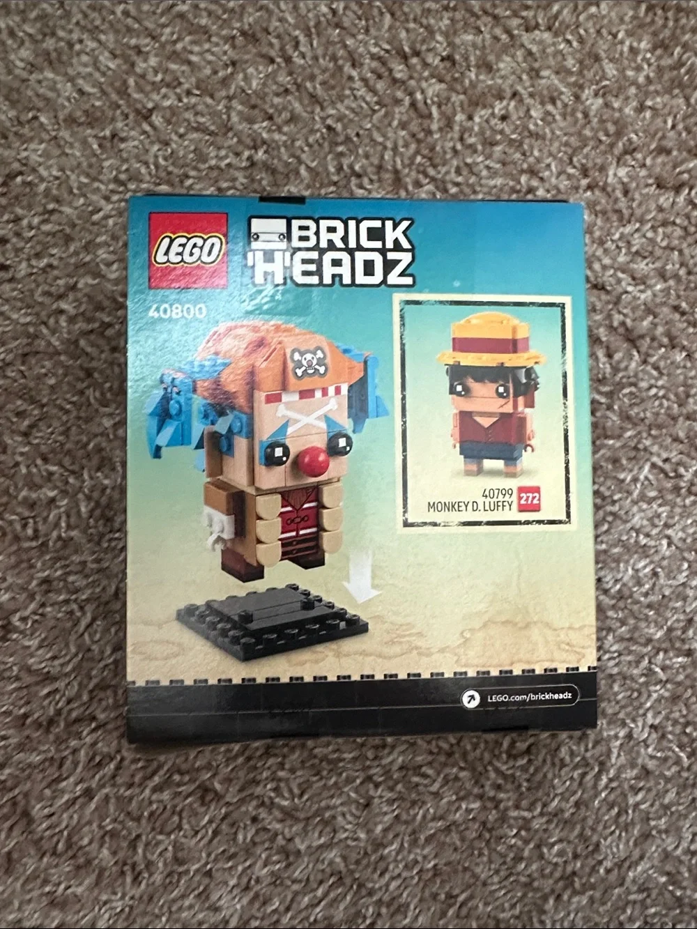 Lego BrickHeadz Buggy the Clown - Orange, Blue, Red